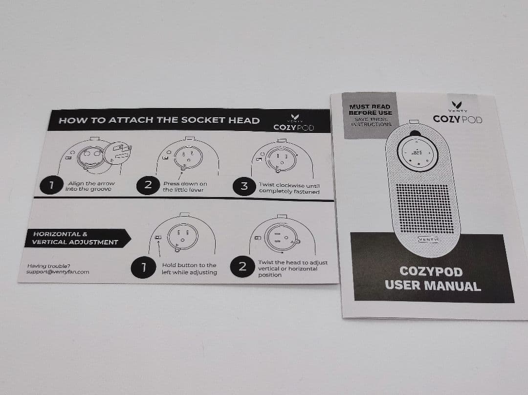 【極美品】VENTY COZY POD ポータブルヒーター プラグインヒーター