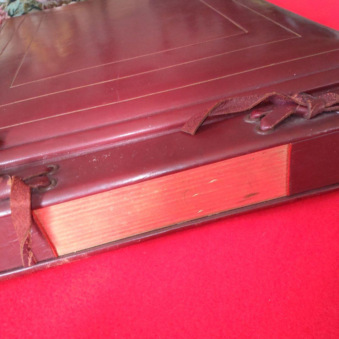 アンティーク革製アルバム/未使用品