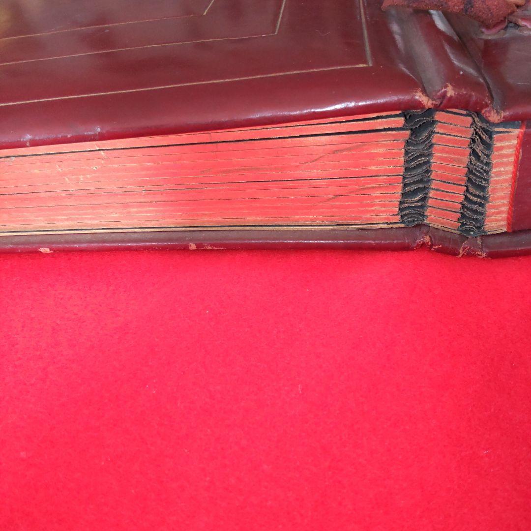 アンティーク革製アルバム/未使用品