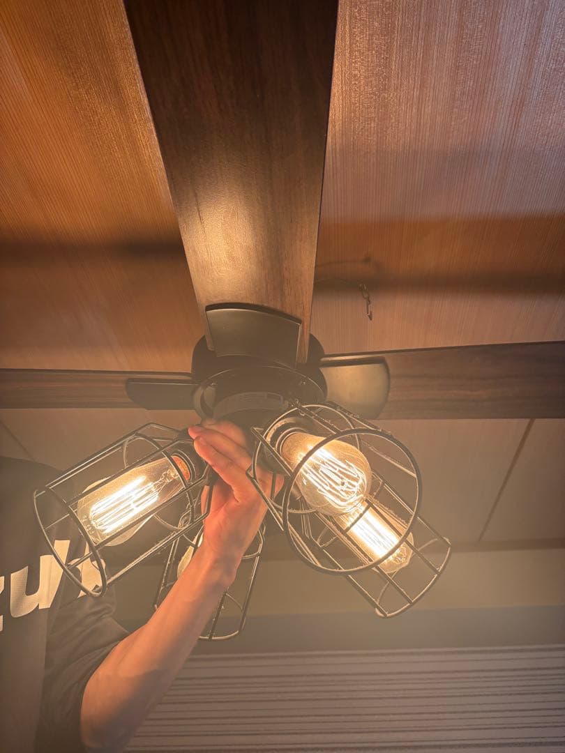 シーリングファン リモコン付き