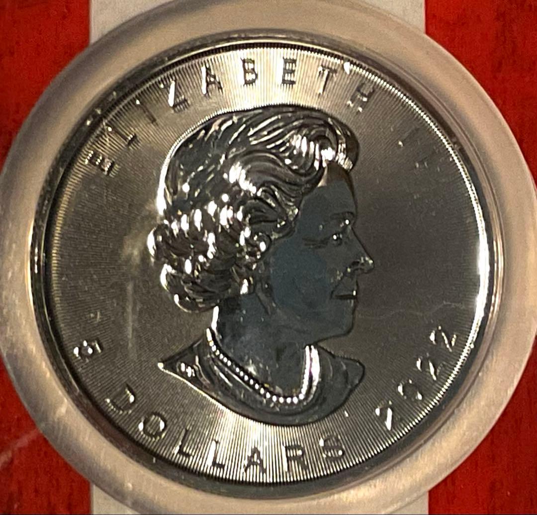 メイプルリーフ銀貨 1オンス　2022年 NGC MS70 カナダ フラッグコア