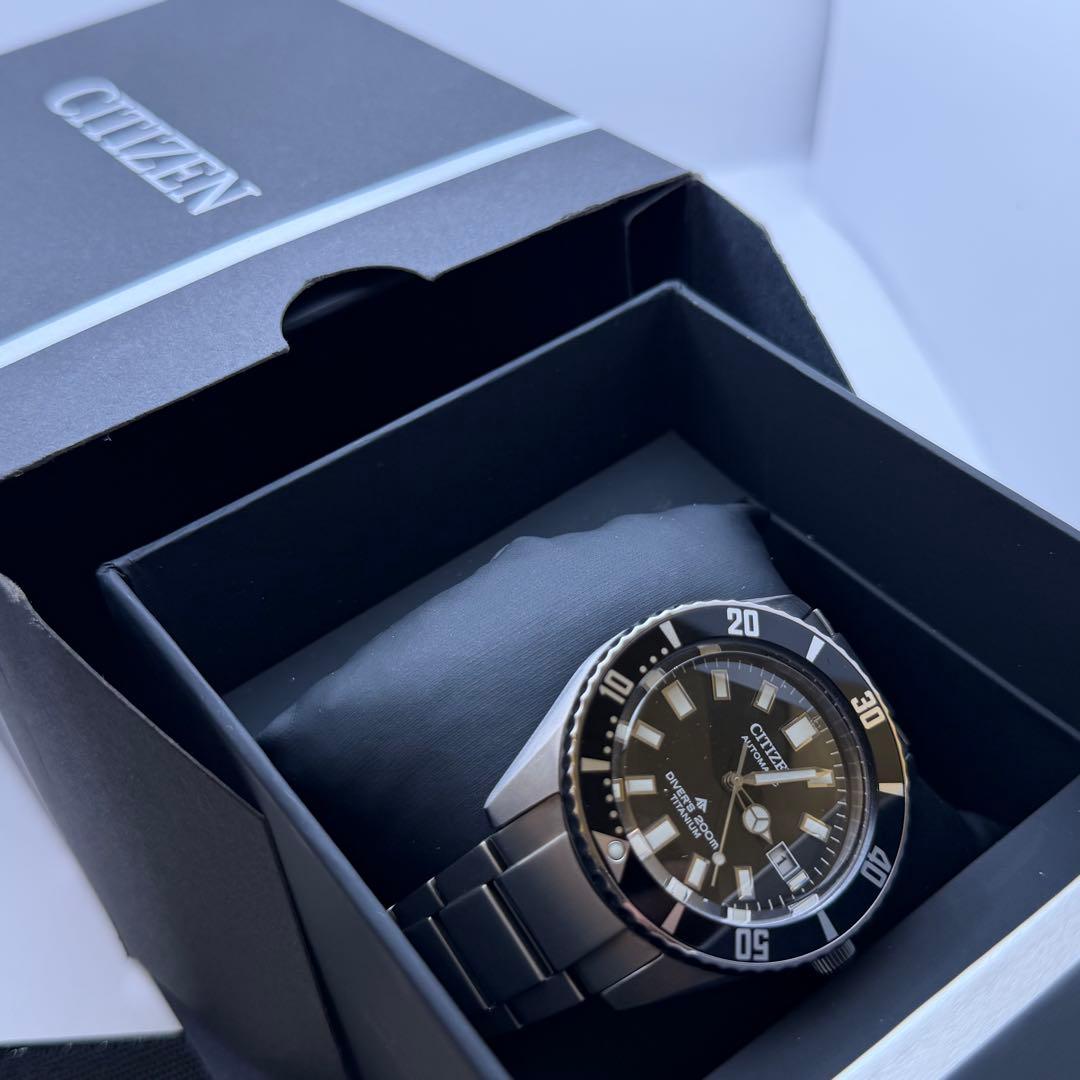 【極美品】シチズン　プロマスター　自動巻　チタンベルト　NB6021-17E
