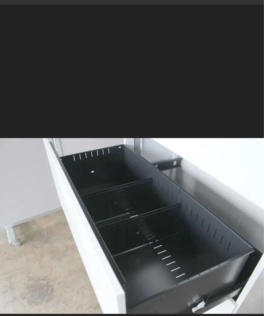 送料込み！コクヨ　エディア　3段ラテラル書庫　ホワイトキャビネット　オフィス収納