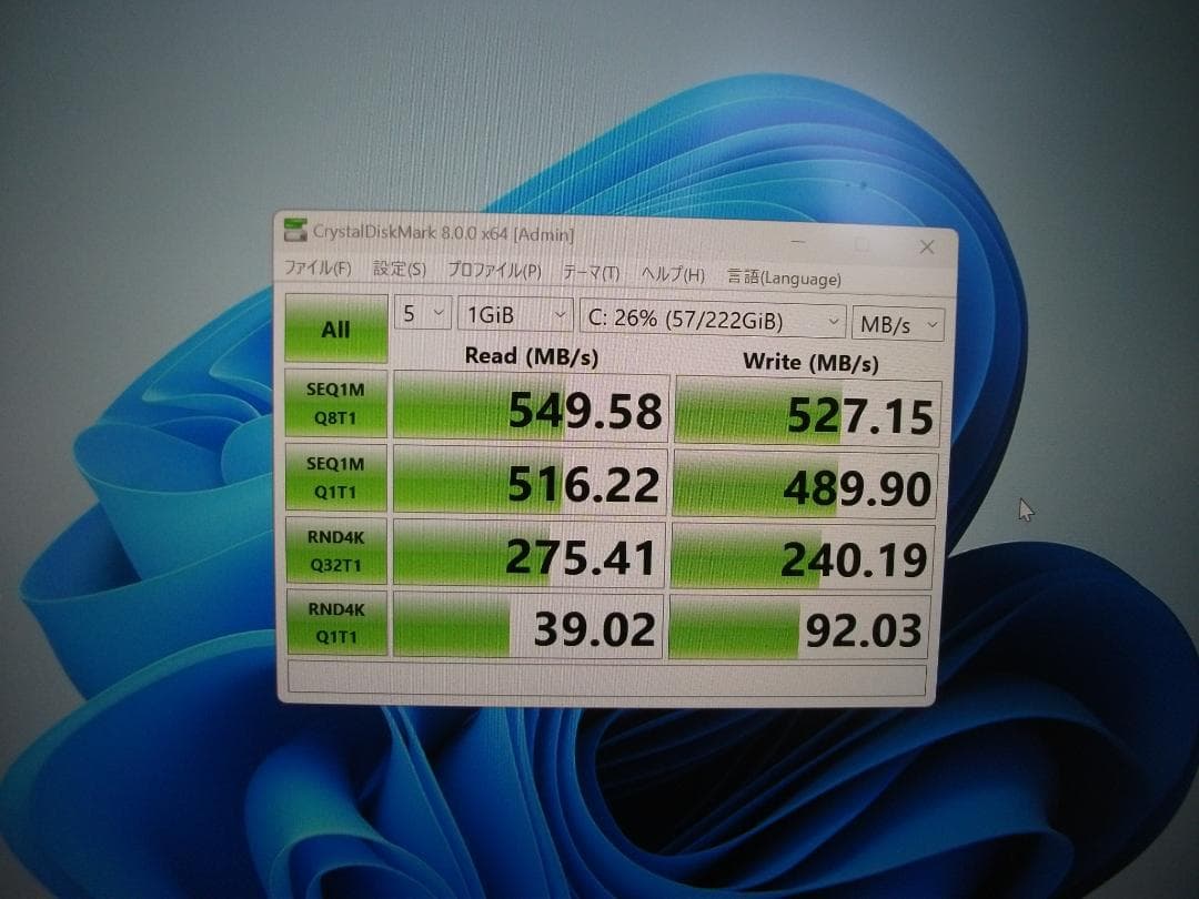 Windowsノート本体 Win11 Let'snote CF-SZ6/8GB+SSD256(517)