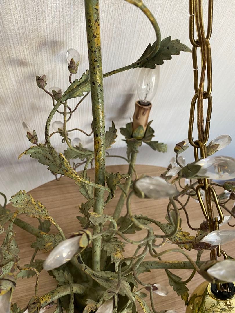 De Luce ド・ルーチェ シャンデリア　5灯　植物　アンティーク