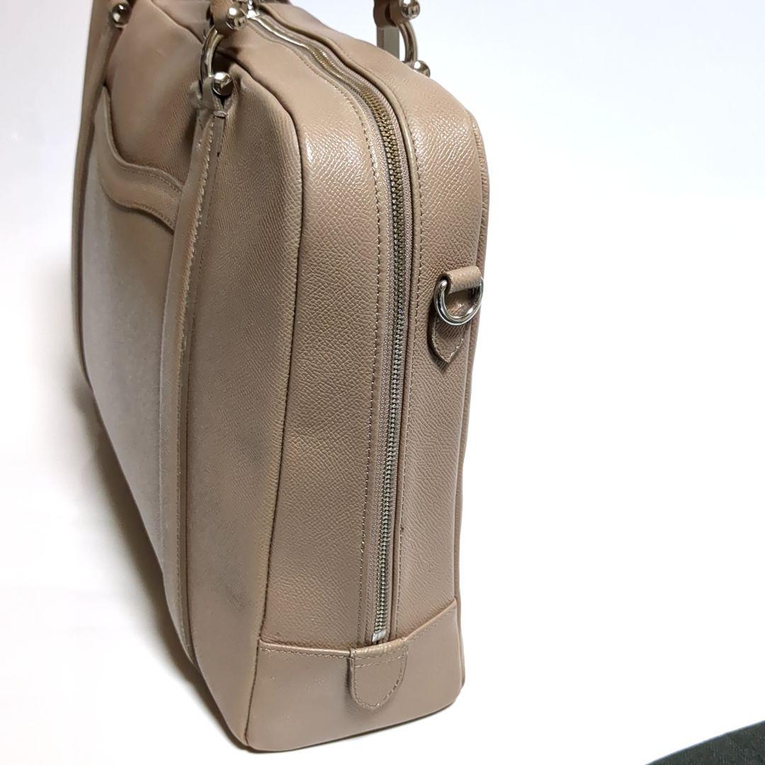 ✨ペッレモルビダ✨DECK9 ビジネスバッグ トープ 2way レザー ロゴ