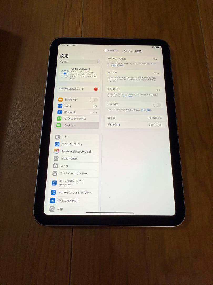 ipad mini7 128GB セルラーモデル　美品　完動品
