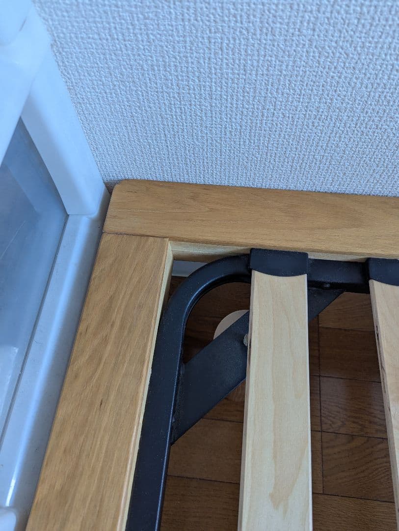 無印良品 木製ベッドフレーム シングル オーク 引き取り希望（東京都台東区）