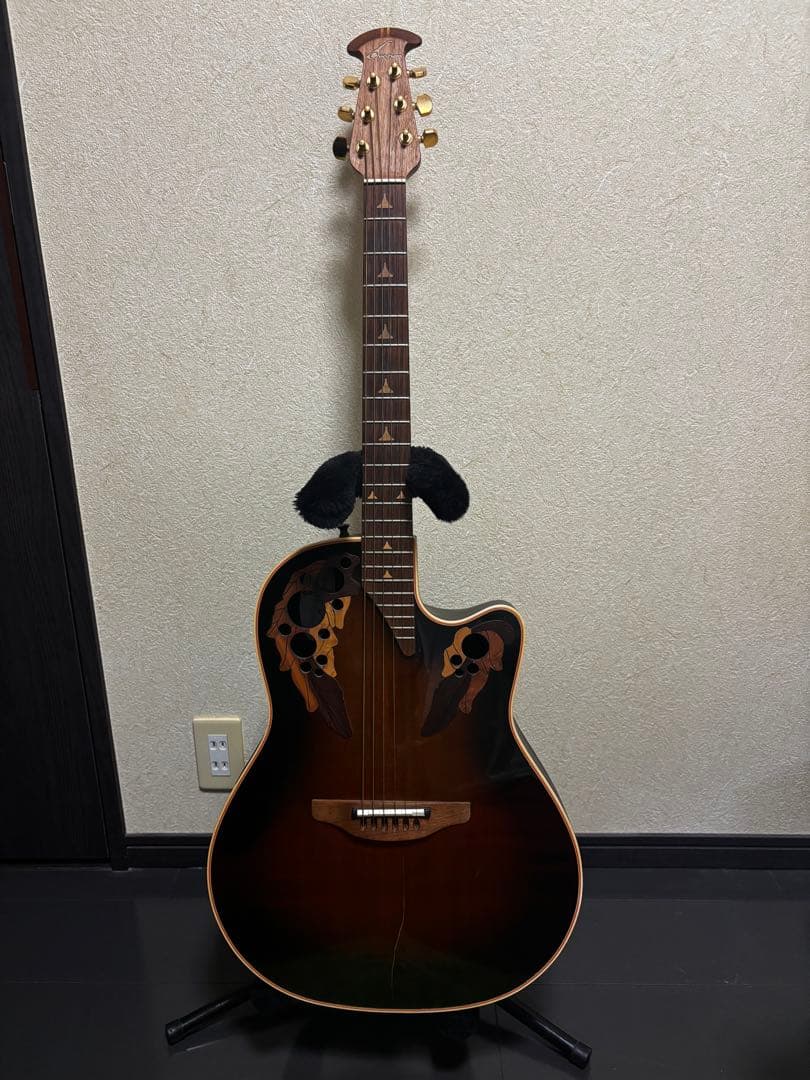 Ovation USA 1768 Elite（OP-X搭載）純正ハードケース付