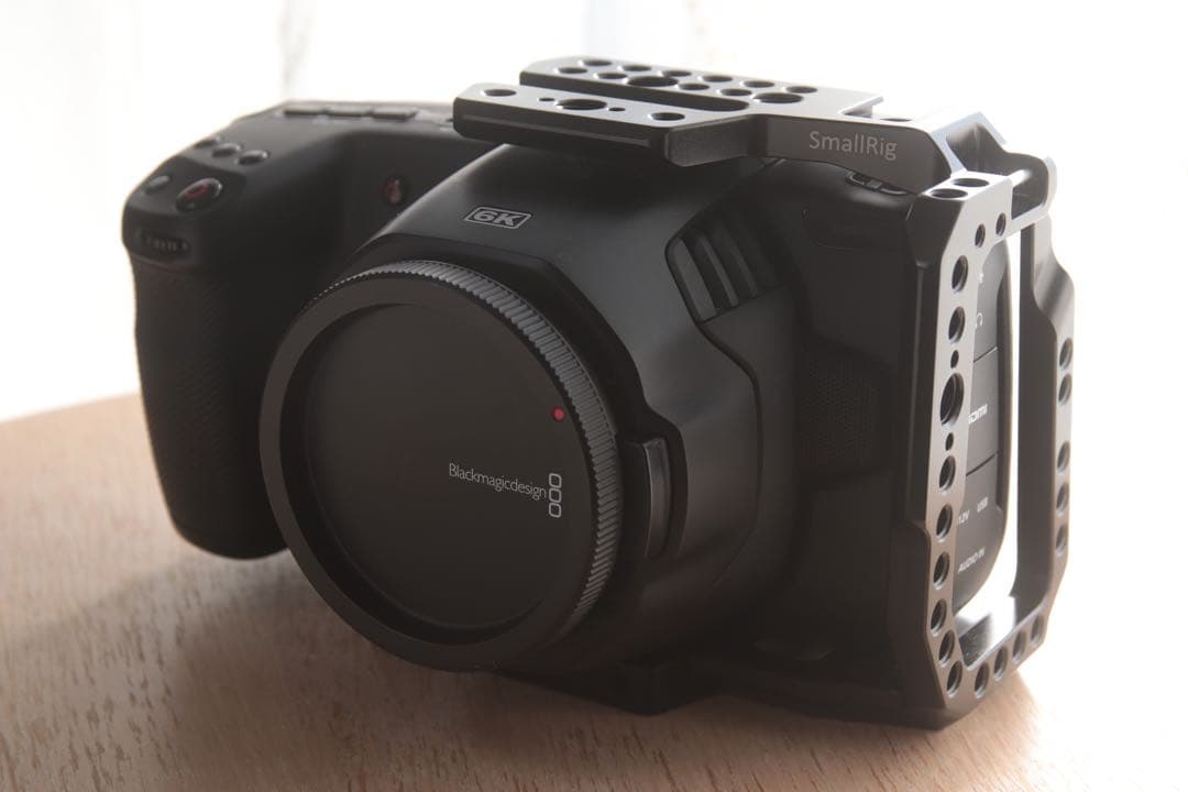 BMPCC6K、SmallRigハーフケージ、Cfast256GB