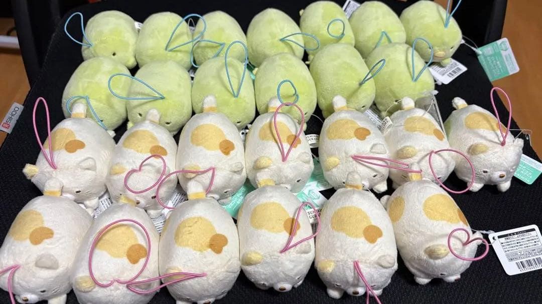 【新品】すみっコぐらし うつぶせゴムひも付きぬいぐるみマスコット 84個セット