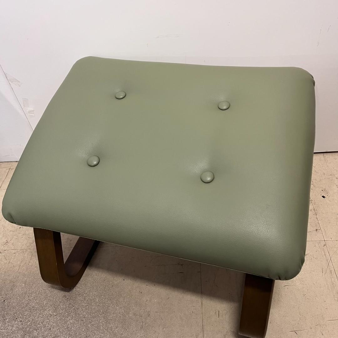 K◇富士ファニチア Agio ワイドスツール オットマン 足置き 椅子