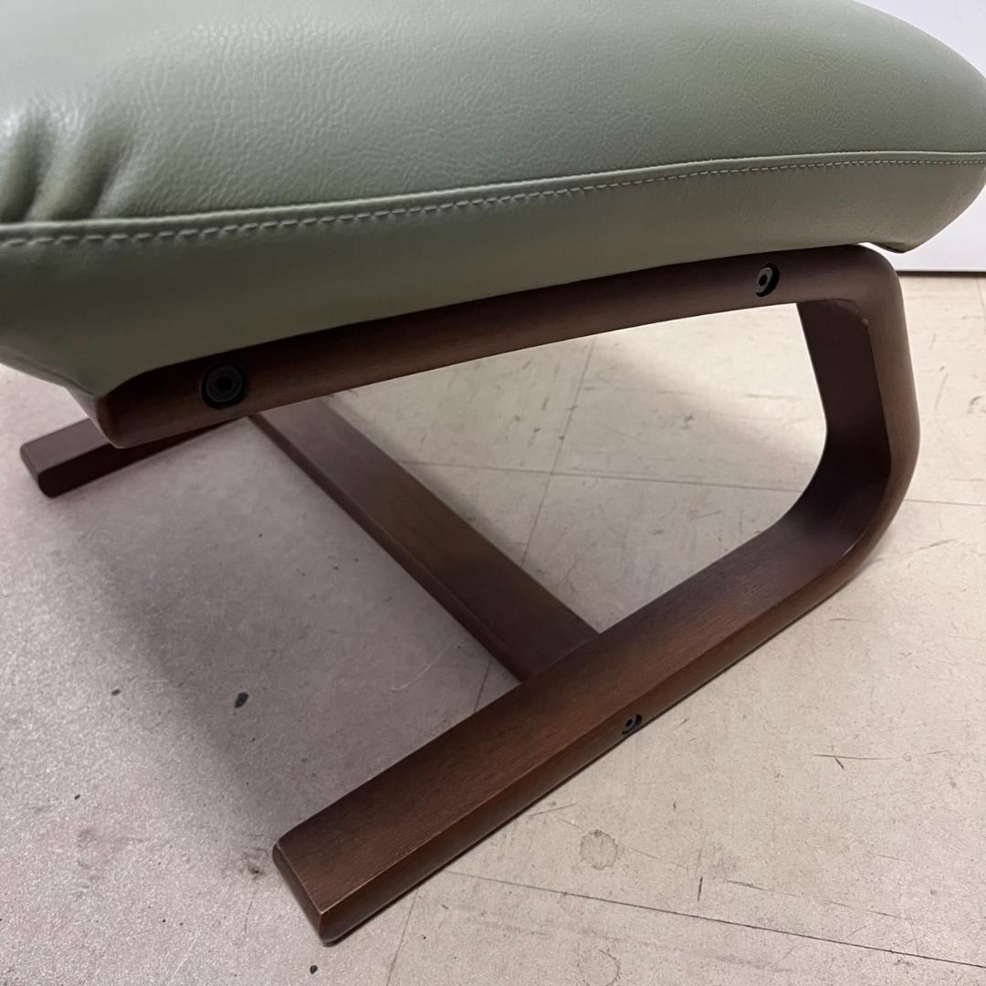 K◇富士ファニチア Agio ワイドスツール オットマン 足置き 椅子