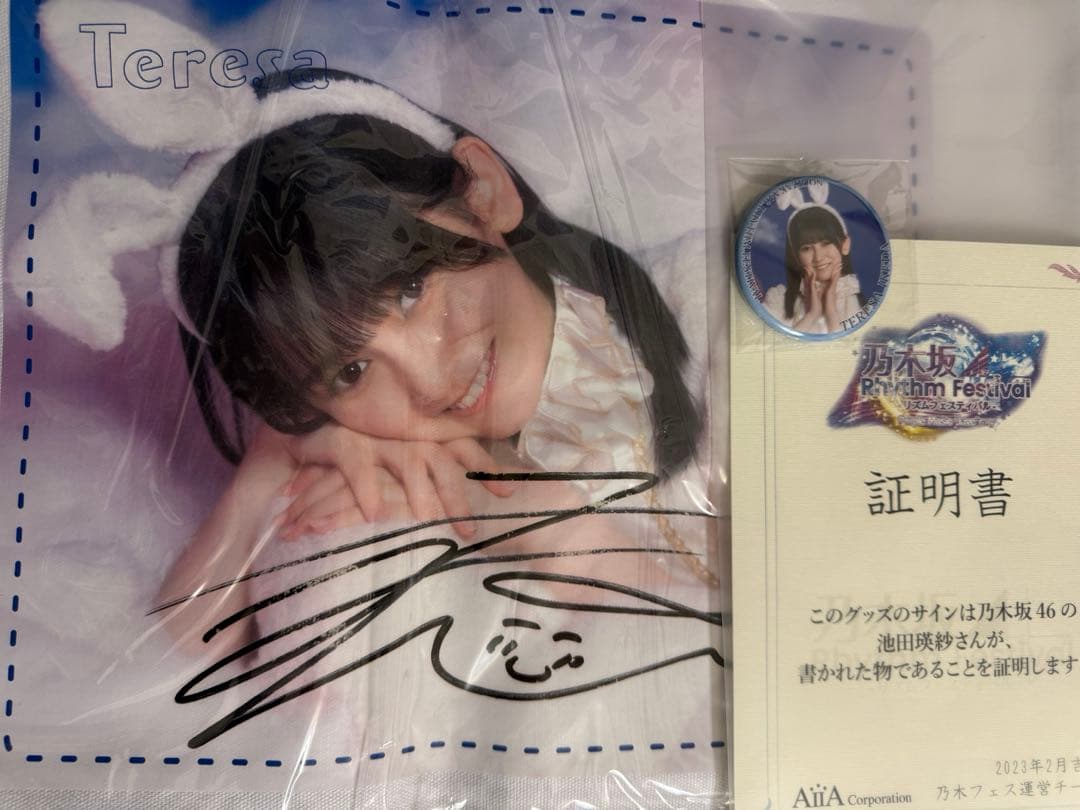 池田瑛紗 直筆サイン入りオリジナルバッグ