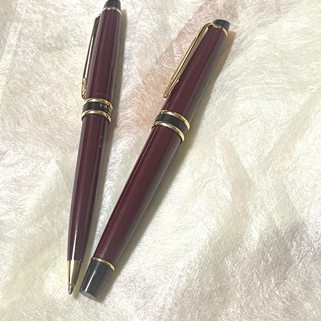 ウォーターマン　万年筆 ペン　セット　WATERMAN ワインレッド