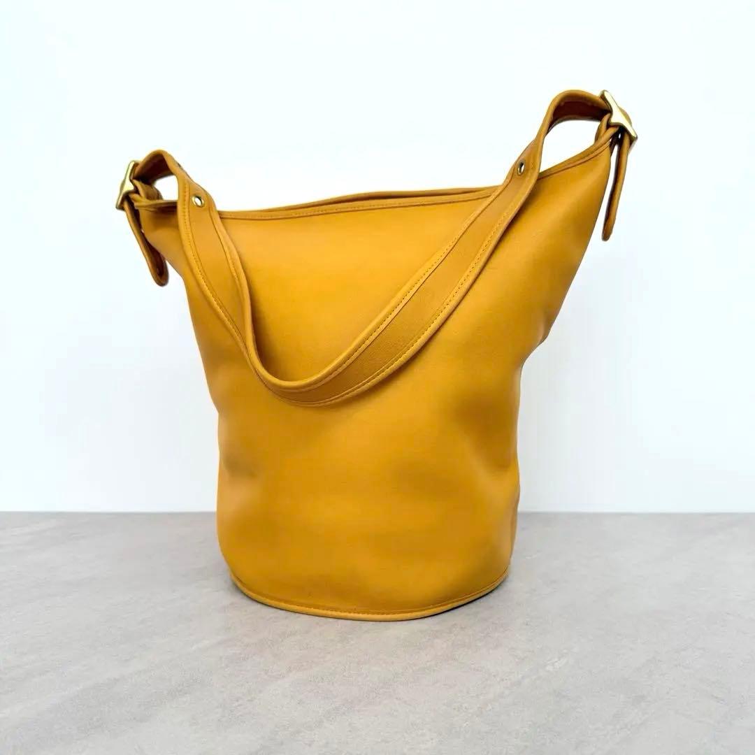 オールドコーチ OLDCOACH ショルダーバッグ バケツ USA製 イエロー