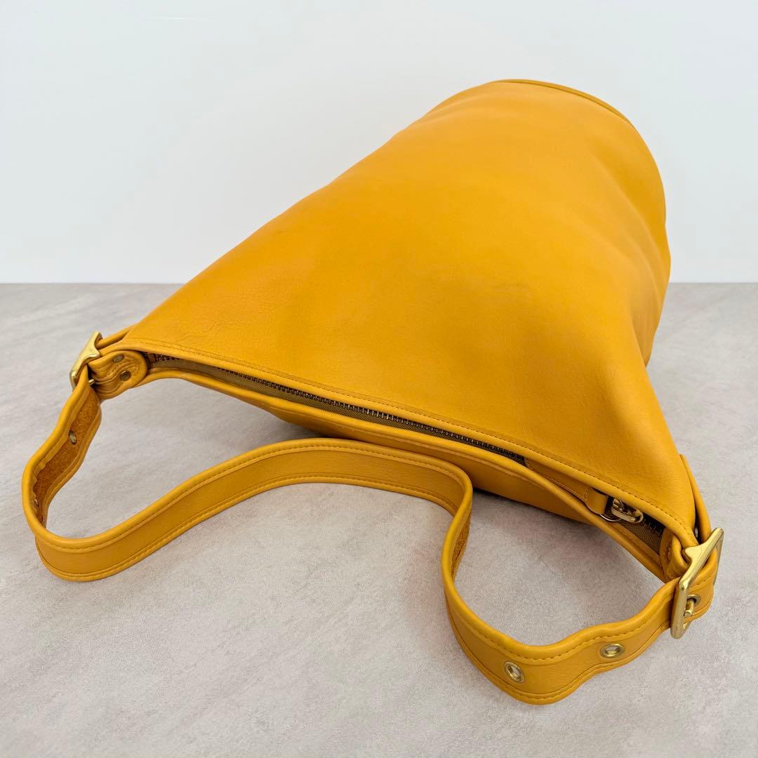 オールドコーチ OLDCOACH ショルダーバッグ バケツ USA製 イエロー