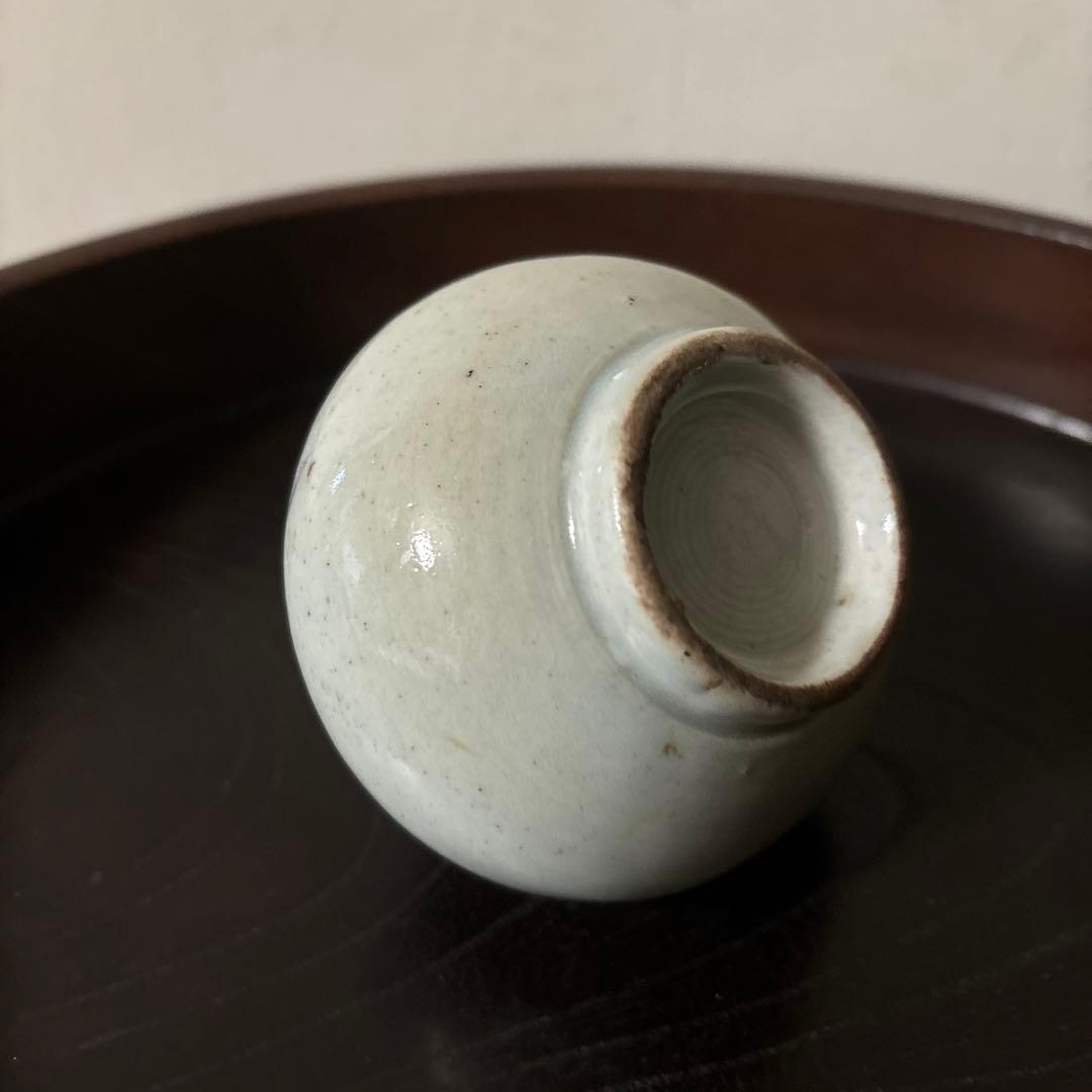 古伊万里染付油壷　③江戸時代　骨董　民芸　古道具　アンティーク検:白洲正子　李朝