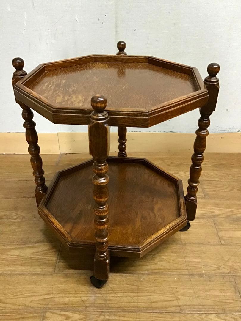 管318☆三越家具☆ブルージュ☆アンティーク☆カントリースタイル☆ワゴン