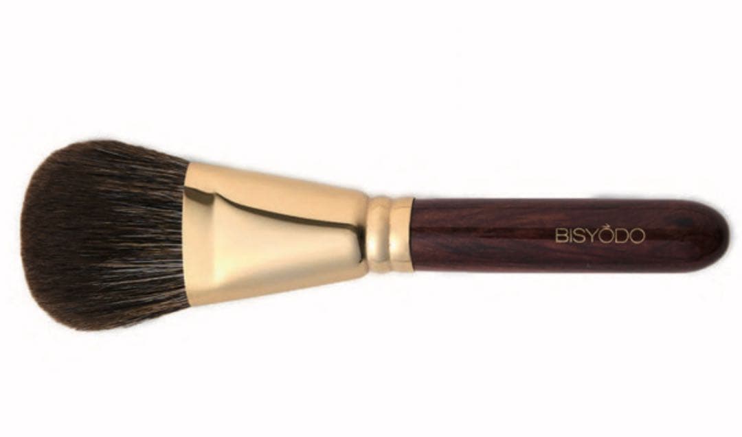 【ラストチャンス】BISYODO フェイスブラシ 天然毛 ブラウン