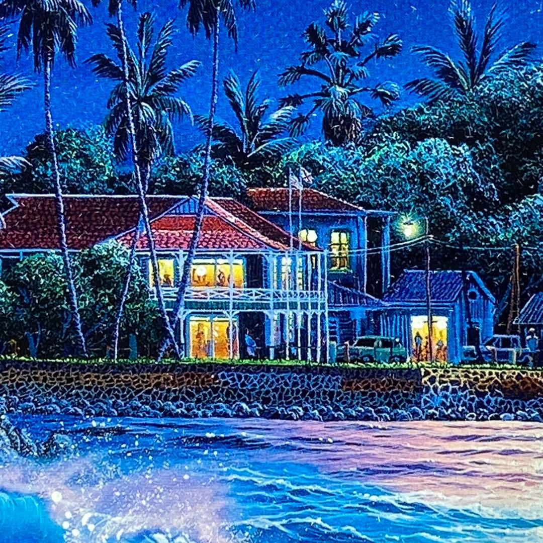 【美品版画】クリスチャン R ラッセン『ラハイナ シンフォニー 』キャンパス