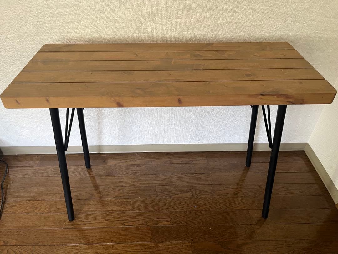 【送料込み】ニトリ フリーデスク(アウロス)ライトブラウン