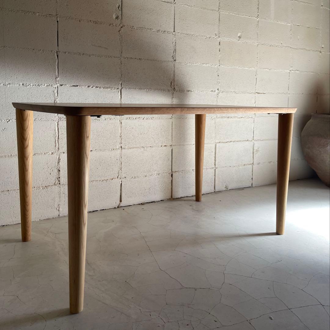 美品　大塚家具　ダイニングテーブル　オーク無垢材