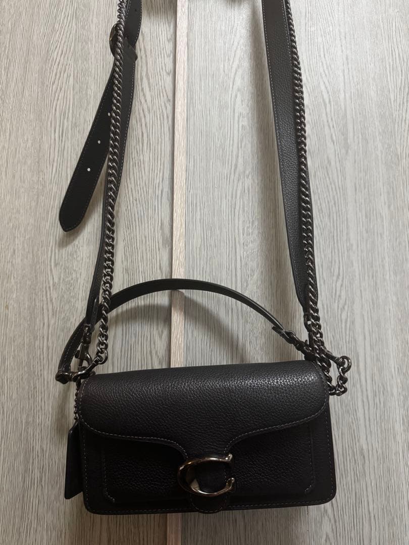 コーチ　タビーショルダーバッグ　黒