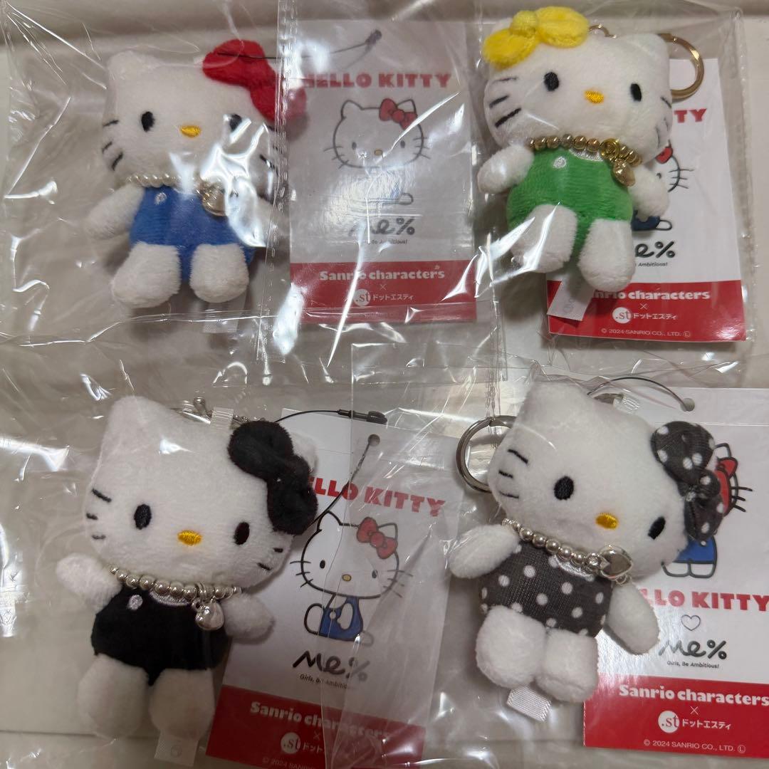 【正規品】ローリーズファーム　me % ハローキティ　トイキーホルダー　4点