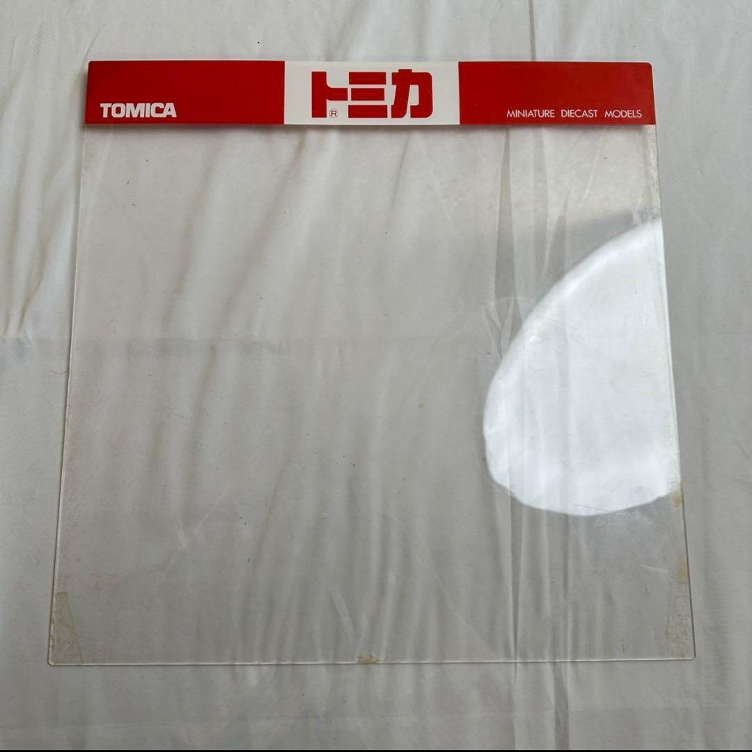 【トミカ什器】 ミニカー用ディスプレイスタンド 透明カバー付き