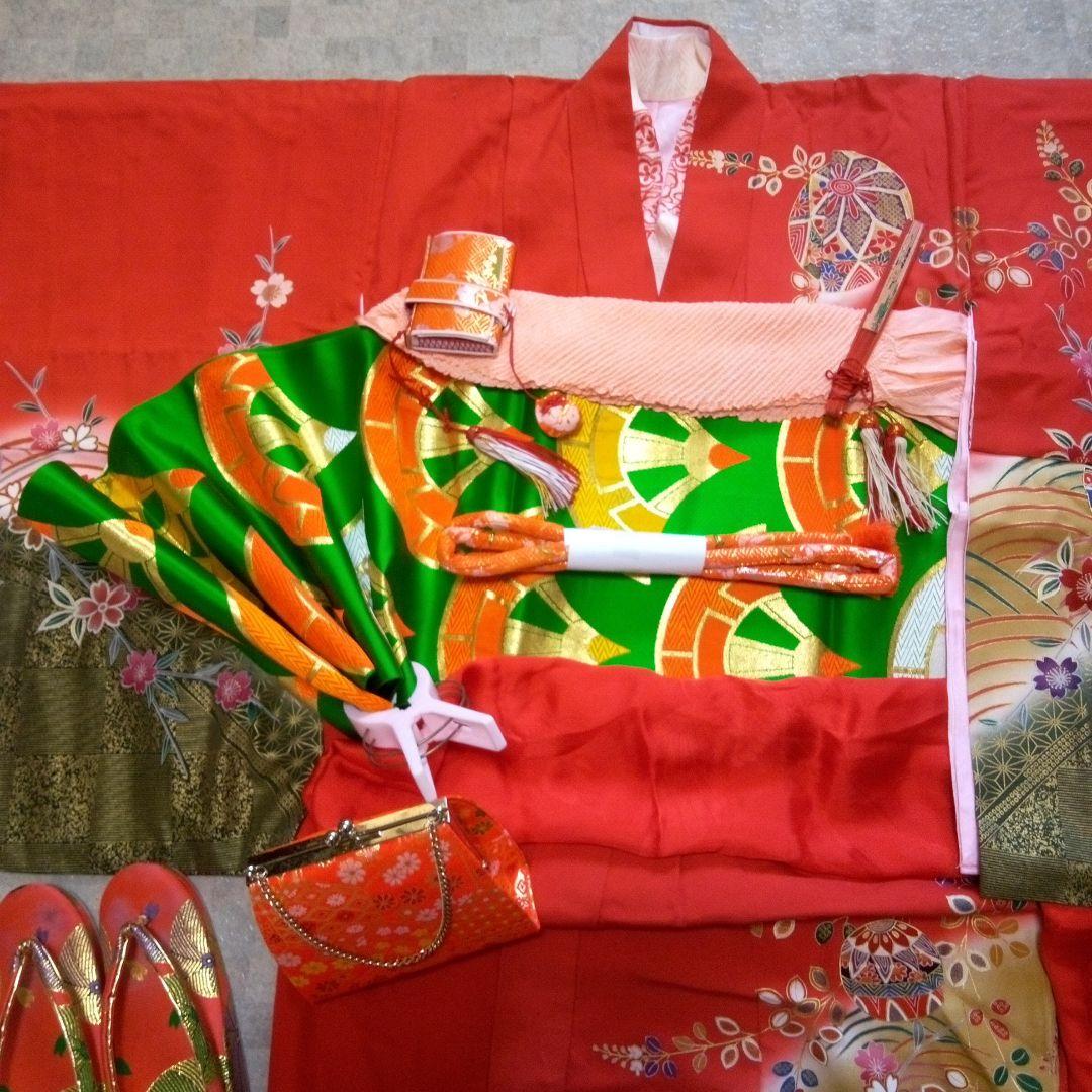 【七五三7歳用】振袖セット『小物付き』