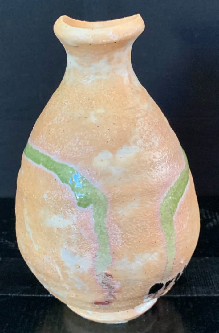 辻村史朗　デボン彩文徳利