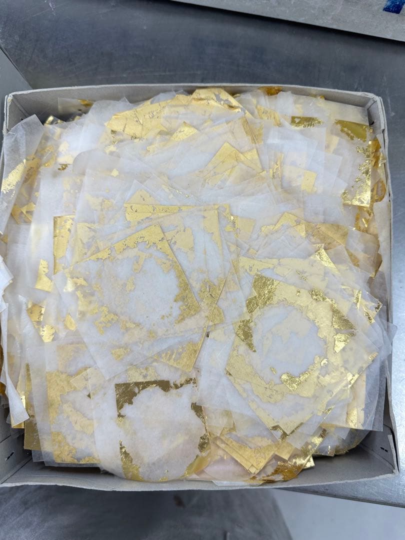 本金箔塊　5.53g 22.7k 金塵