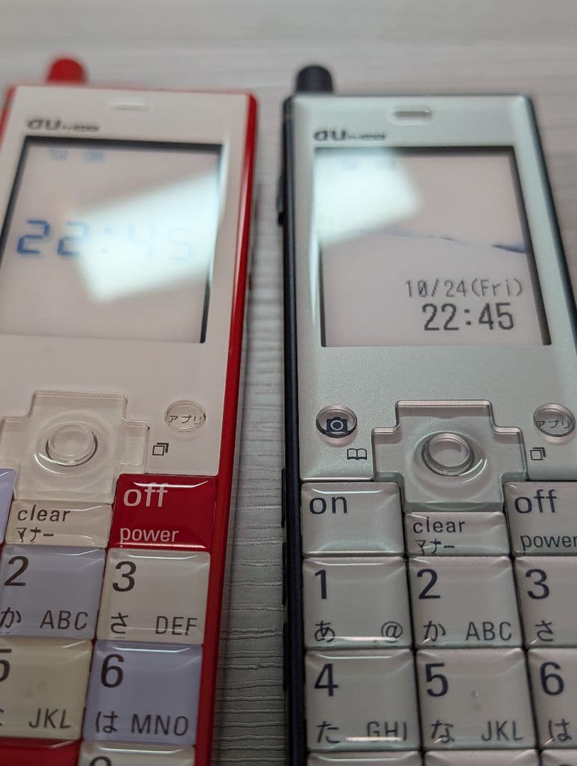 au INFOBAR 携帯電話モック 3台セット