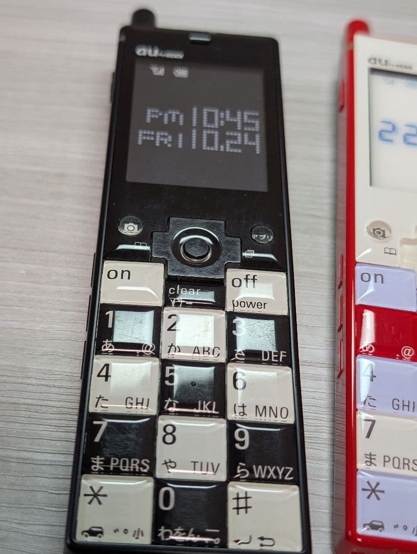 au INFOBAR 携帯電話モック 3台セット