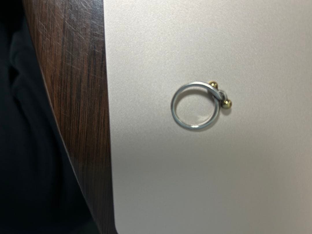 シルバーゴールドリング