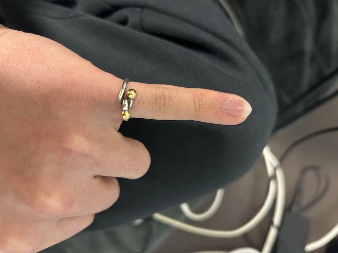 シルバーゴールドリング