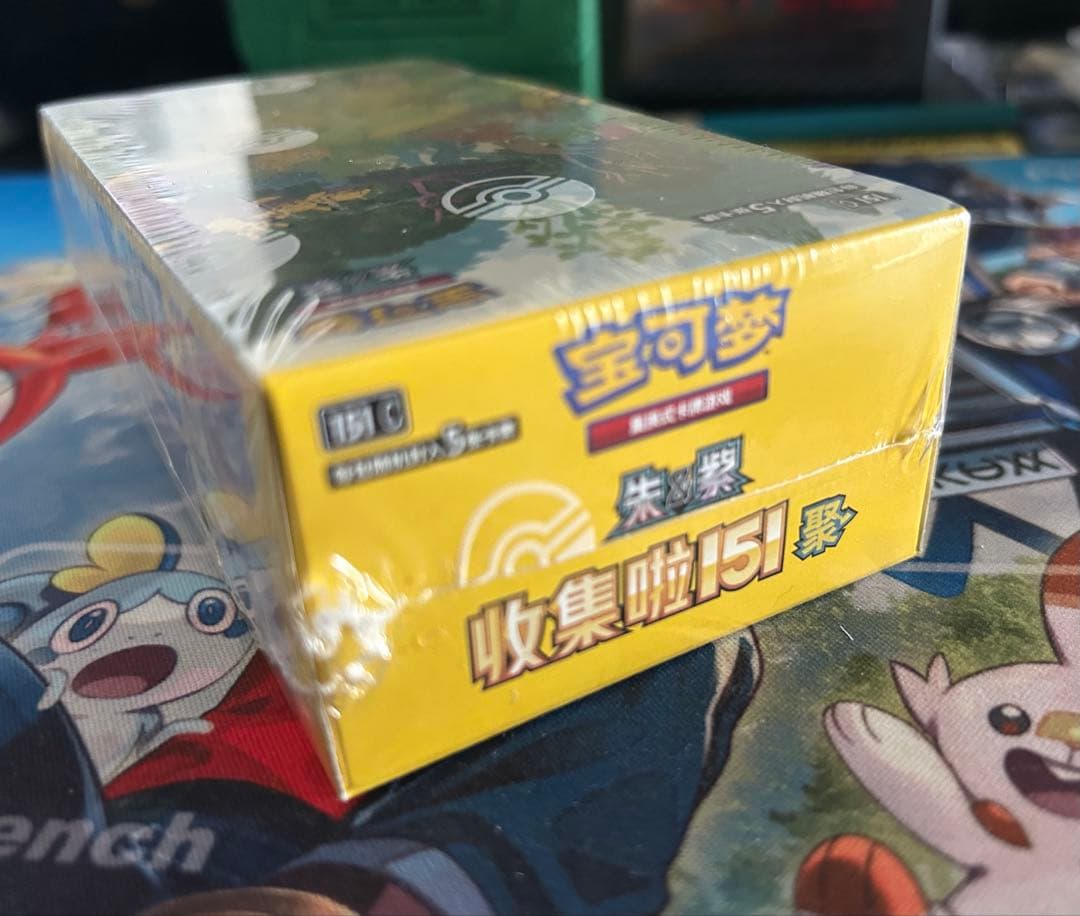 ポケモンカード　中国限定 151 新弾 聚　3BOX 未開封　シューリンク付き