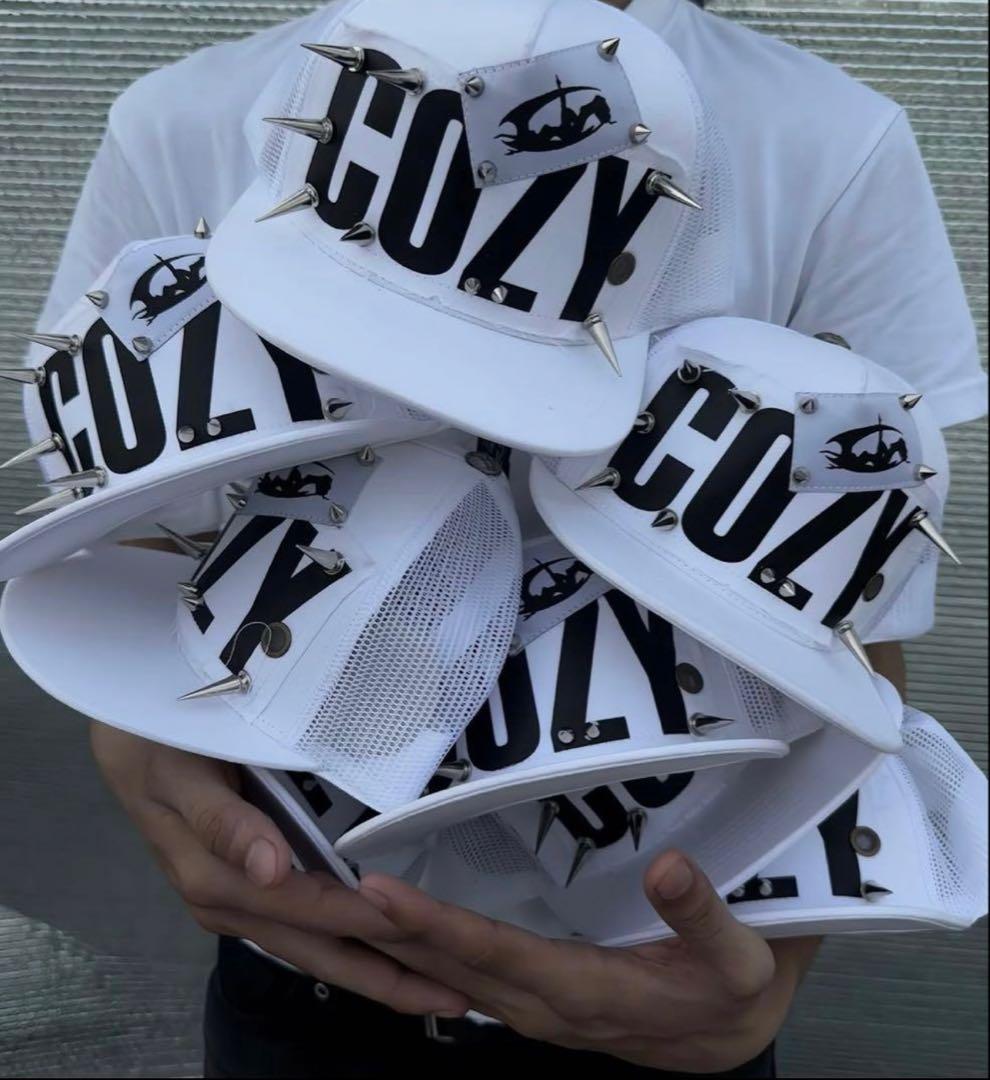 cozy worldwide cap white コージー キャップ
