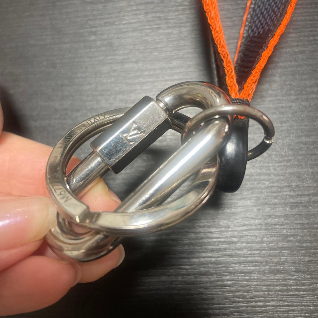 LOUIS VUITTON ストラップ オレンジ/ブラック