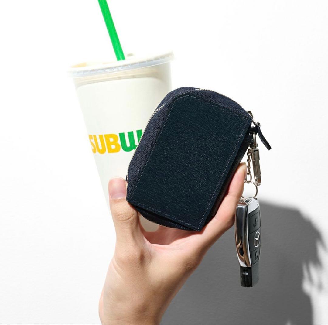 L'arcobaleno スマートWキーケース BLACK*GRAY