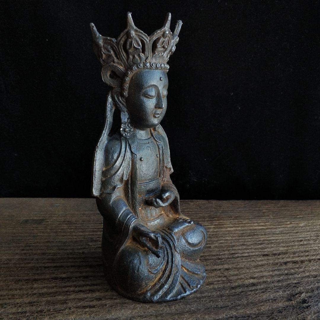 鉄器 仏像 観音菩薩仏像 装飾品 工芸品 美術品 置物