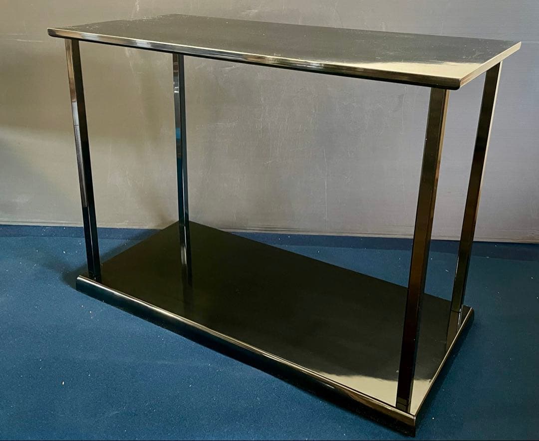 「祖」 布張 真塗 真台子 台子 組立式 紙箱 茶道具 (27F台子)