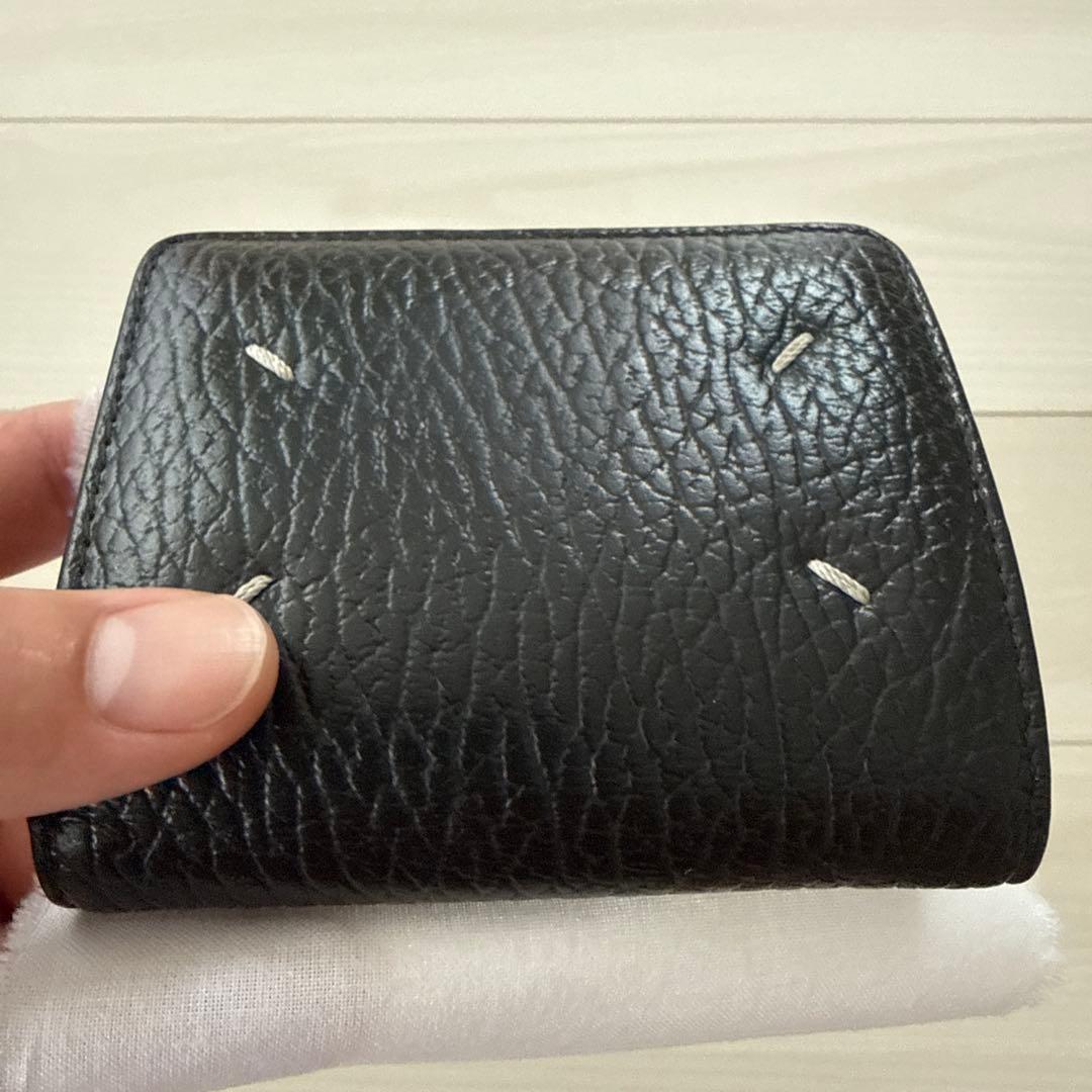 マルジェラ 二つ折り財布　ブラック