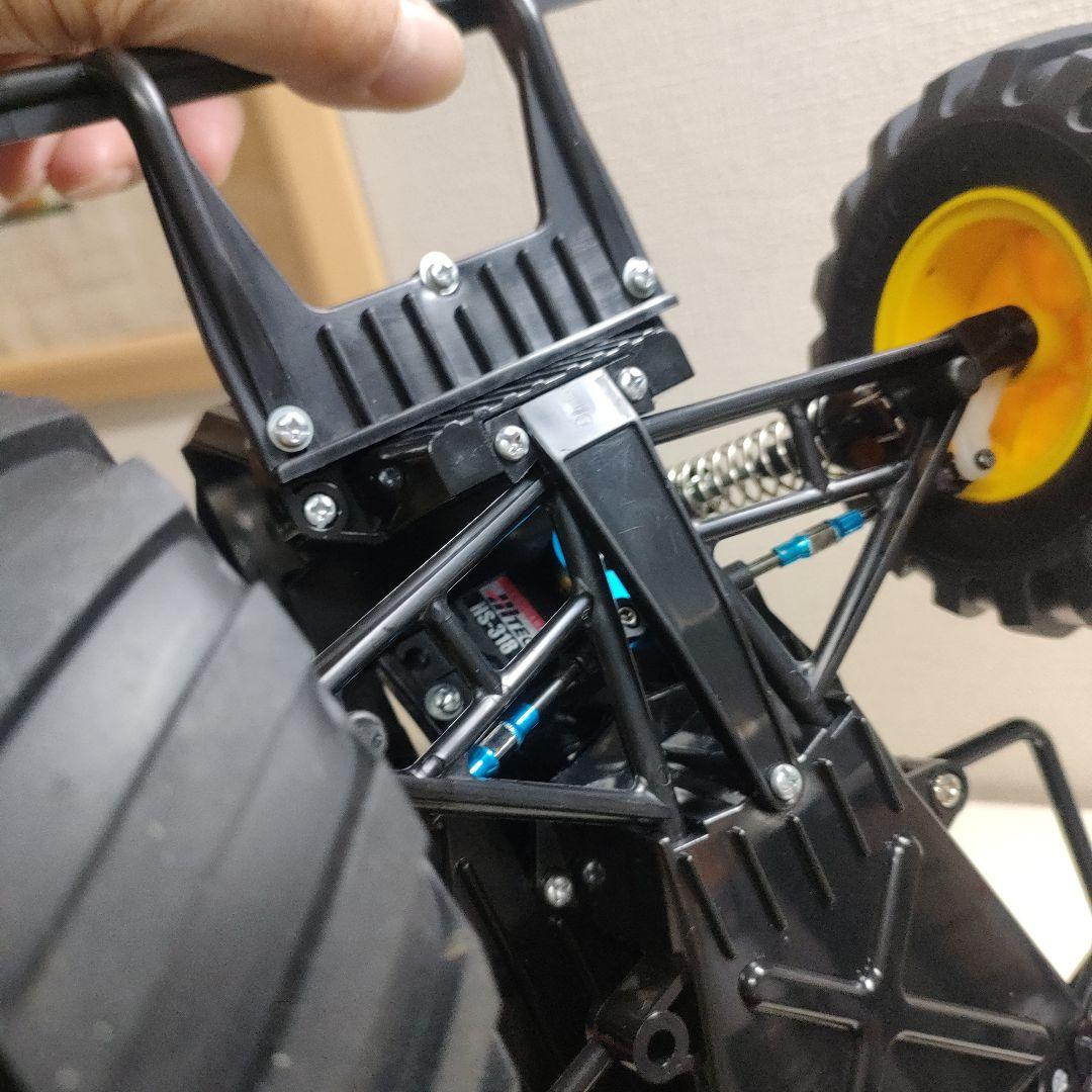 【走行少】タミヤ ミッドナイトパンプキン、プロポ、メカ付き