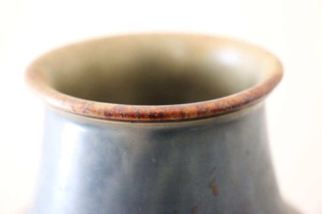 アンティーク　ロイヤルドルトン　アール・ヌーヴォー　花瓶　フラワーベース