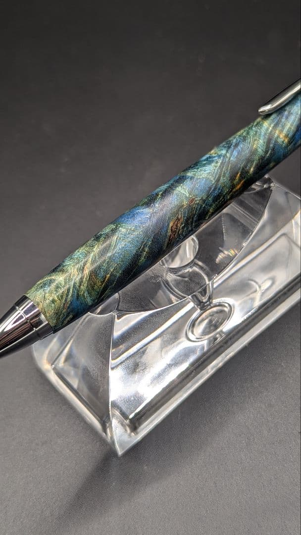 259ペン工房翌檜　スタビライズドウッドバーチバール　木軸シャーペン　ボールペン