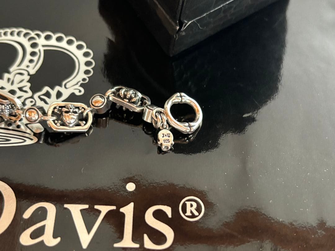 Fine様つむじJustin Davis スカルクラウンブレスレット