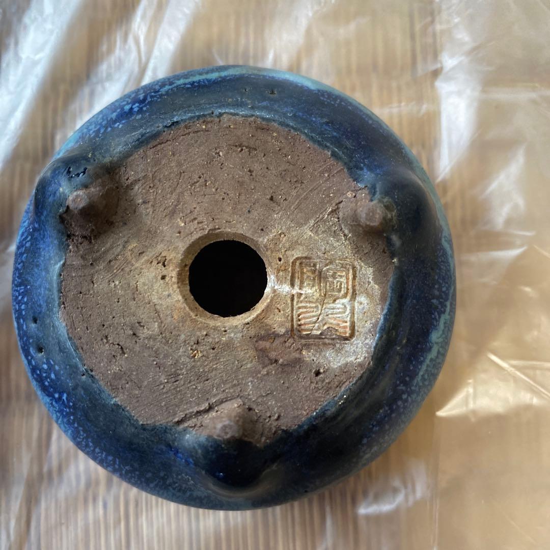 陶翠　緑寿庵　盆栽鉢　小品盆栽鉢　(B)〜(D) (A13・14・15)