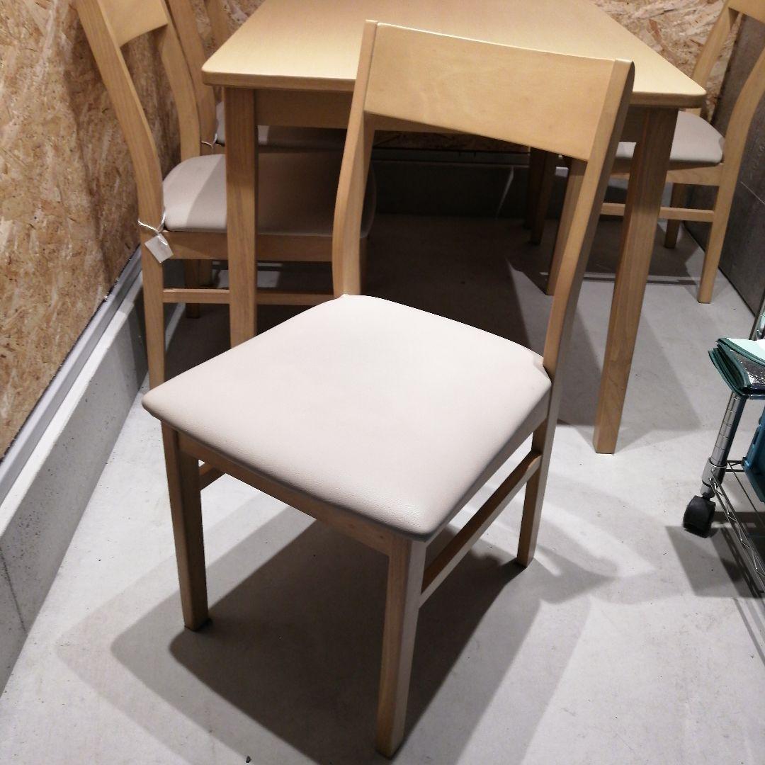 p*n様 ❤ナチュラル❤淡い木目調ダイニングテーブルセット　ブランド照明付き❤地